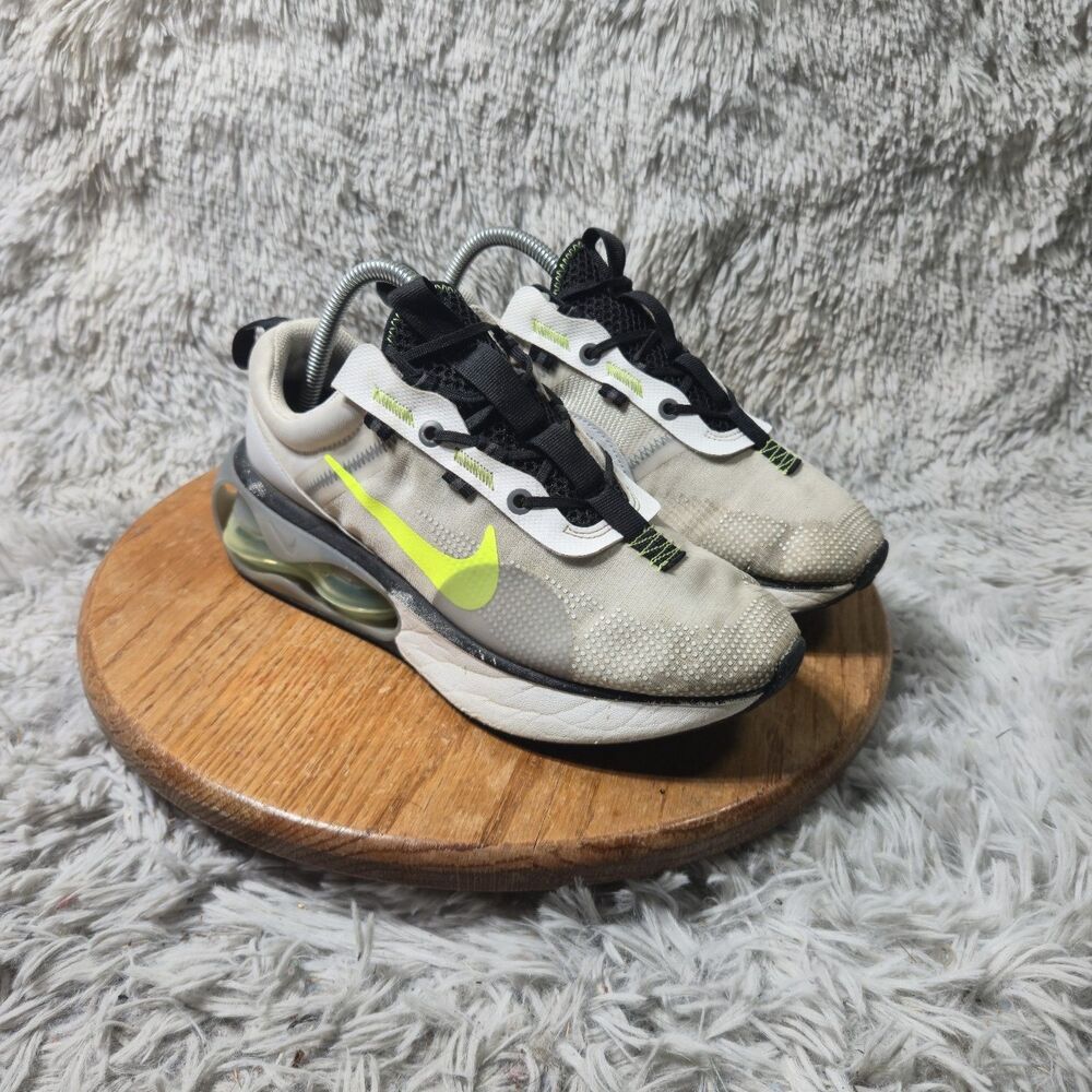 Nike Air Max 2021 GS Youth Kids White Volt Running Sneaker Size 7Y Womens 8.5